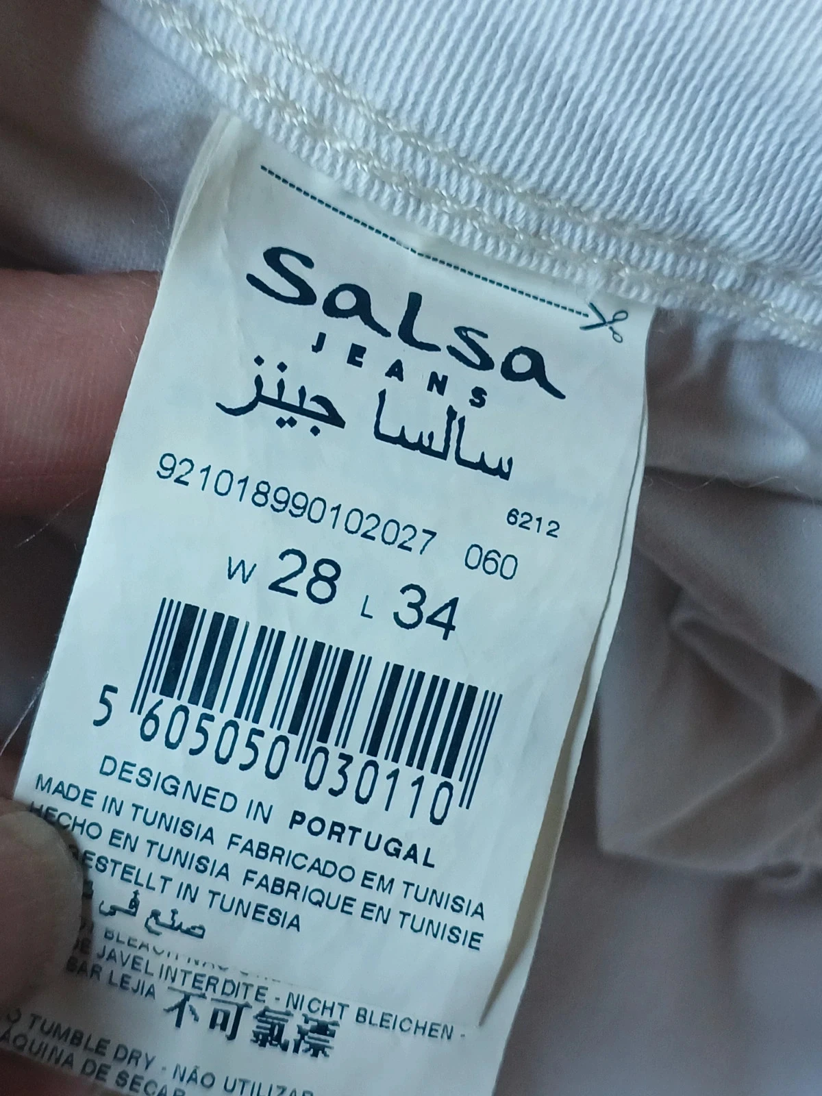 White Salsa jeans US size 28 – photo 8